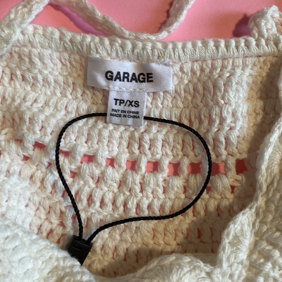✨BRAND NEW✨ GARAGE WHITE CROCHET TOP - Picture 6 of 7
